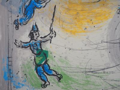 Marc CHAGALL (d’après) : Soleil au Cheval rouge - Lithographie 2