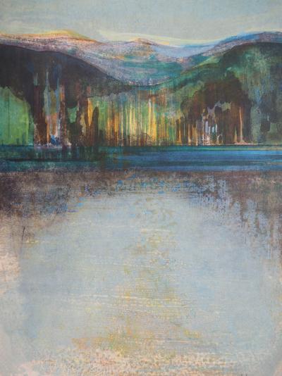 Camille HILAIRE : Le lac d’Altenweier - Lithographie originale Signée 2