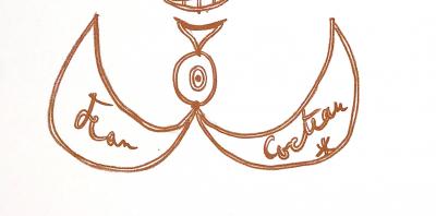Jean COCTEAU - Sourire surréaliste, 1958 - lithographie 2