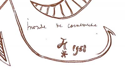 Jean COCTEAU - Vacarme immortel - Lithographie 2