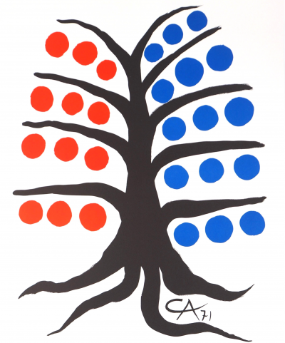 Alexander CALDER (d’après) : Arbre heureux, 1971 - Lithographie signée 2