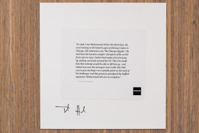 Thomas HOEPKER - Muhammad Ali, 1966, épreuve signée et édition limitée 2