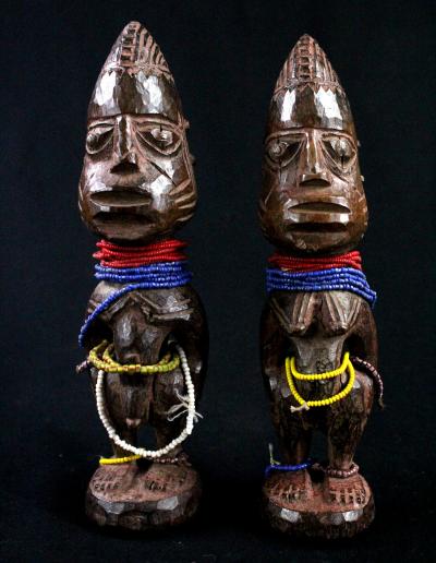 Nigéria, Yoruba, Couple de Jumeaux Ibeji 2