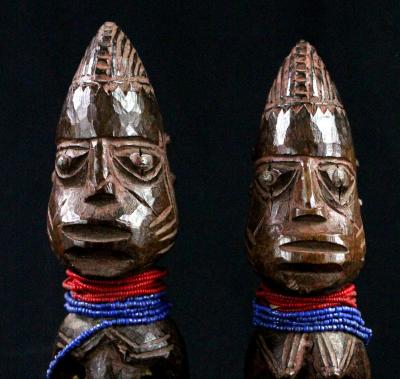 Nigéria, Yoruba, Couple de Jumeaux Ibeji 2
