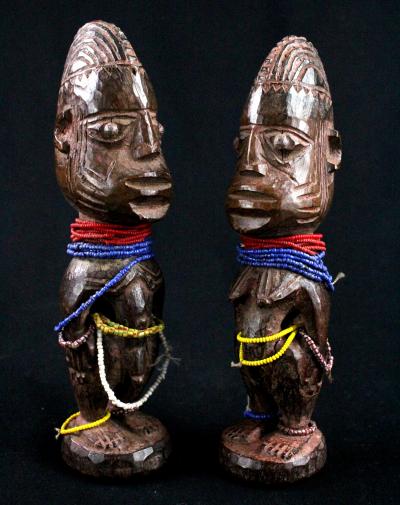 Nigéria, Yoruba, Couple de Jumeaux Ibeji 2