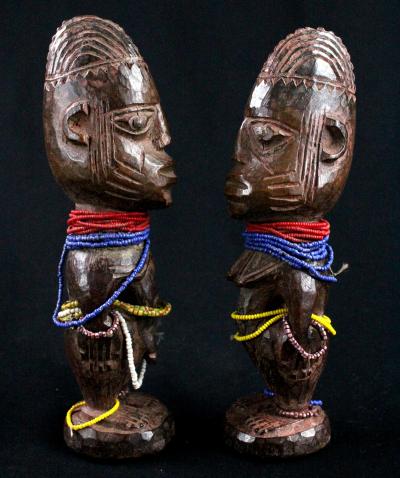 Nigéria, Yoruba, Couple de Jumeaux Ibeji 2