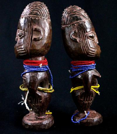 Nigéria, Yoruba, Couple de Jumeaux Ibeji 2
