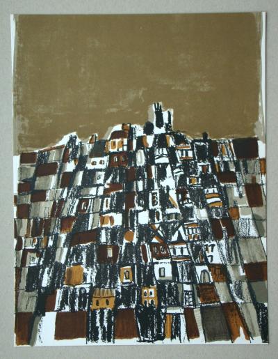 Maria Helena VIEIRA DA SILVA - Ville espagnole, 1966 - Original lithograph 2