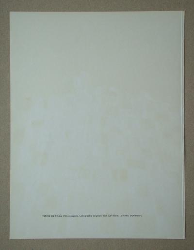 Maria Helena VIEIRA DA SILVA - Ville espagnole, 1966 - Original lithograph 2