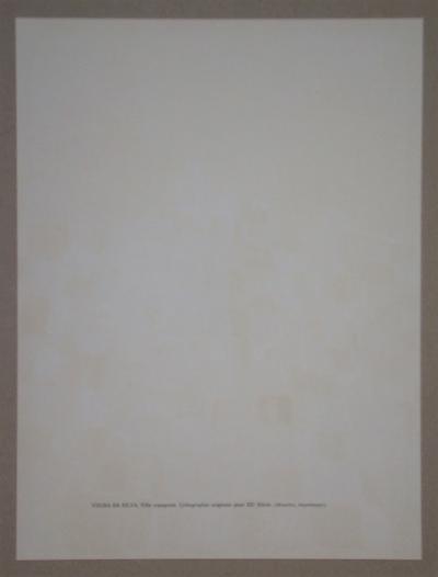 Maria Helena VIEIRA DA SILVA - Ville espagnole, 1966 - Original lithograph 2