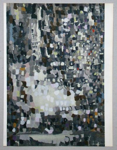 Maria Helena Vieira da Silva - Peinture - 1956 - Pochoir en couleurs 2