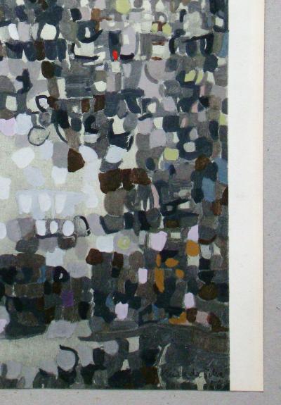 Maria Helena Vieira da Silva - Peinture - 1956 - Pochoir en couleurs 2