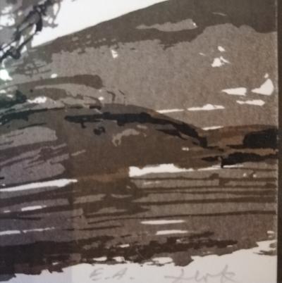 Zao WOU-KI - Sérigraphie 3 couleurs, épreuve d’artiste 2