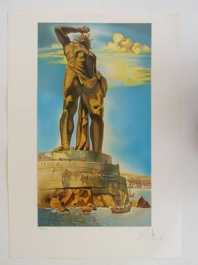 Salvador Dali  - Coloso de Rodas, 1980s, lithograph 2