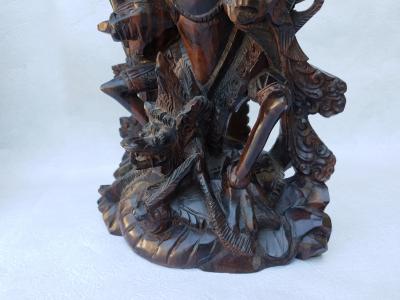 Indonésie -  Paire de Sculptures en bois, 