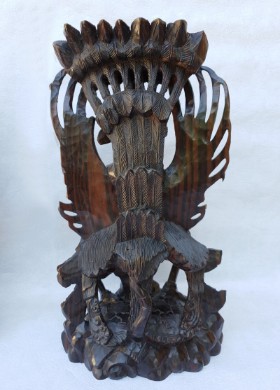Indonésie -  Paire de Sculptures en bois, 