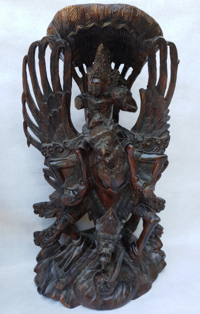 Indonésie -  Paire de Sculptures en bois, 