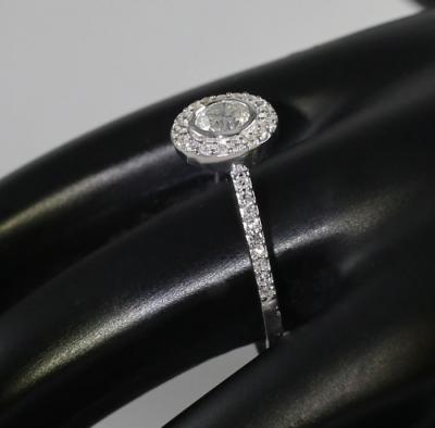 White Gold Solitaire Diamond Ring 2