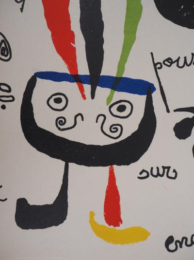 Joan MIRO - L’oiseau - Lithographie originale 2