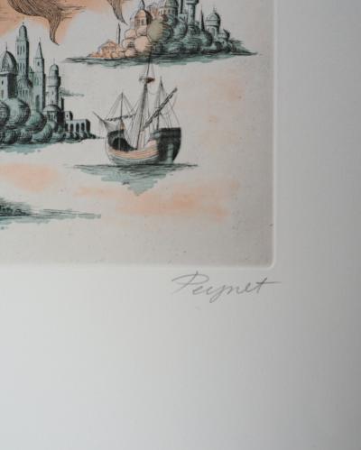 Raymond PEYNET : Signe du zodiaque, Lion - Gravure originale signée 2