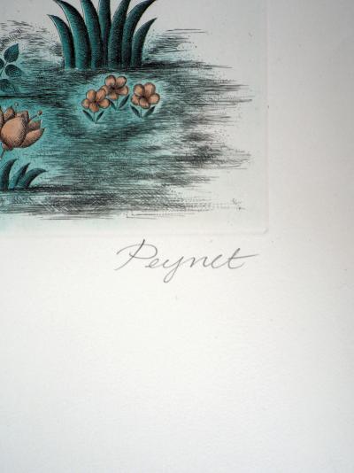 Raymond PEYNET : Signe du zodiaque, Balance - Gravure originale signée 2