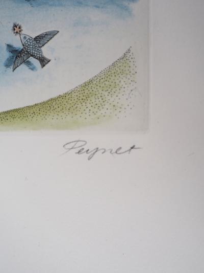Raymond PEYNET : Signe du zodiaque, Le Bélier - Gravure originale signée 2