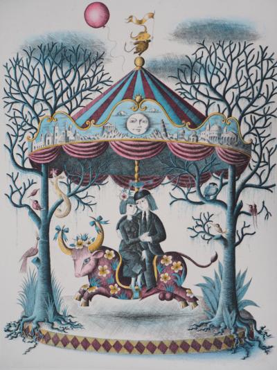 Raymond PEYNET : Signe du zodiaque, Le Taureau- Gravure originale signée 2