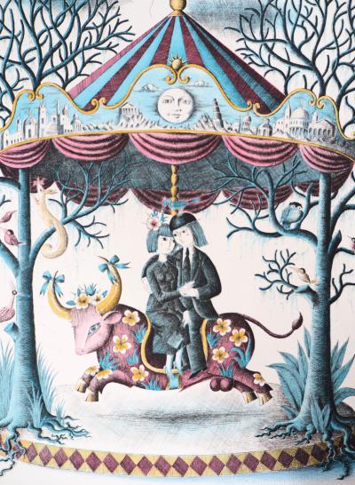 Raymond PEYNET : Signe du zodiaque, Le Taureau- Gravure originale signée 2