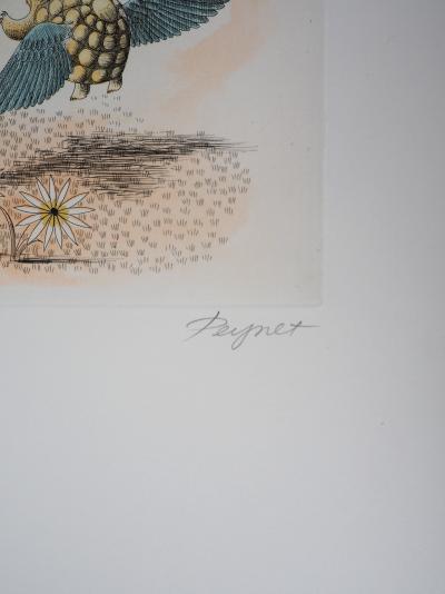 Raymond PEYNET : Signe du zodiaque, Vierge- Gravure originale signée 2