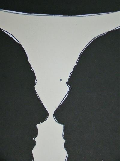 Jasper JOHNS - Coupe deux Picasso, 1973 - Lithographie originale signée 2