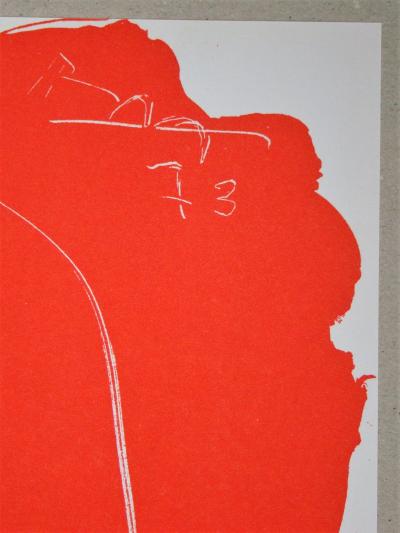 Robert MOTHERWELL - Tricolor, 1973 - Original lithograph signed 2
