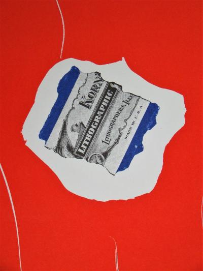 Robert MOTHERWELL - Tricolor, 1973 - Original lithograph signed 2