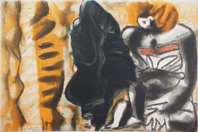 Le CORBUSIER -  L’Homme et l’Ombre, 1938 - Lithographie