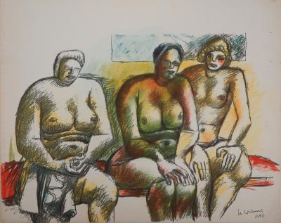 LE CORBUSIER - Trois nus, 1938 - Lithographie