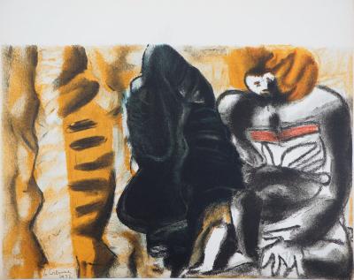 Le CORBUSIER -  L’Homme et l’Ombre, 1938 - Lithographie 2