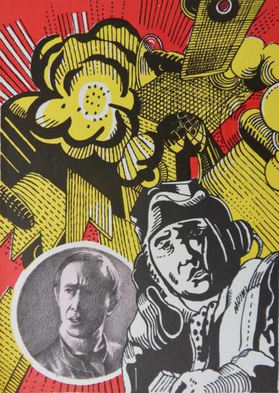 Henri CUECO : Le Pilote et la femme adultère, 1972 - 9 lithographies originales 2