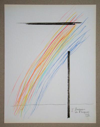 Man RAY, Invasion de l’espace, 1975, Lithographie originale 2