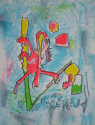 Roberto MATTA - T’ou’t se tient, 1975 - Lithographie originale 2