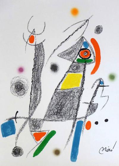 Joan MIRO (1893 - 1983) Maravillas con variaciones acrosticas 6, 1975 2