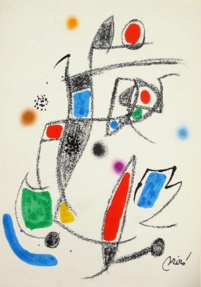 Joan MIRO - Maravillas con variaciones acrosticas 10, 1975, lithographie originale