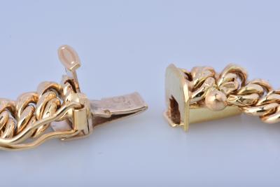 Bracelet en or jaune 18 carats, fermoir tiroir 2