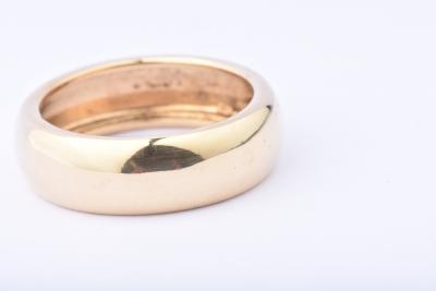 Bague alliance en or jaune 18 carats 2