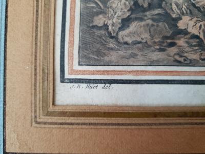 Gilles Demarteau d’après Jean-Baptiste Huet - La jeune bergère / Le jeune berger, XVIIIe siècle, Gravures 2