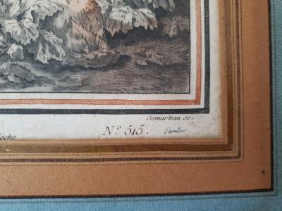 Gilles Demarteau d’après Jean-Baptiste Huet - La jeune bergère / Le jeune berger, XVIIIe siècle, Gravures 2