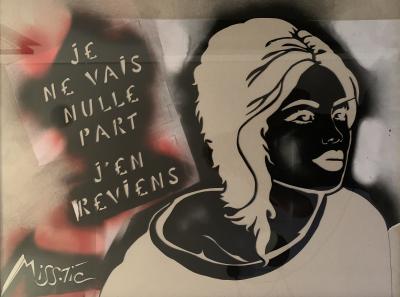 MISS TIC - Je ne vais nulle part j’en reviens, Pochoir 2