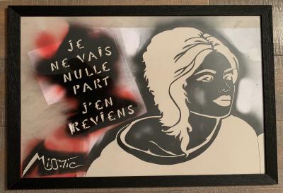 MISS TIC - Je ne vais nulle part j’en reviens, Pochoir 2