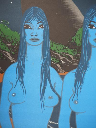 Félix LABISSE : Les jumelles - Lithographie originale Signée 2