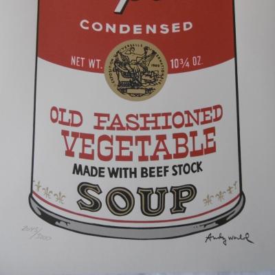 Andy WARHOL(d’après) - Campbell Soup Old Fashioned Vegetables, Lithographie 2