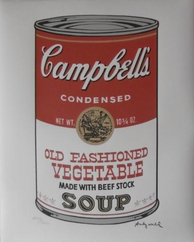 Andy WARHOL(d’après) - Campbell Soup Old Fashioned Vegetables, Lithographie 2