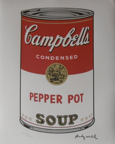 Andy WARHOL (d’après) - Campbell soup pepper pot , Lithographie 2